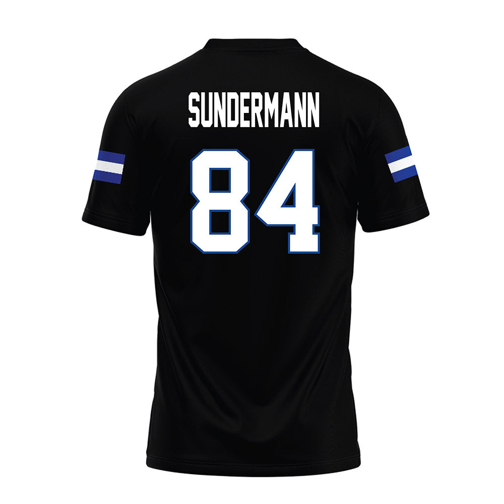 Grand Valley - NCAA Football : Evan Sundermann - Black Premium Football Jersey-1