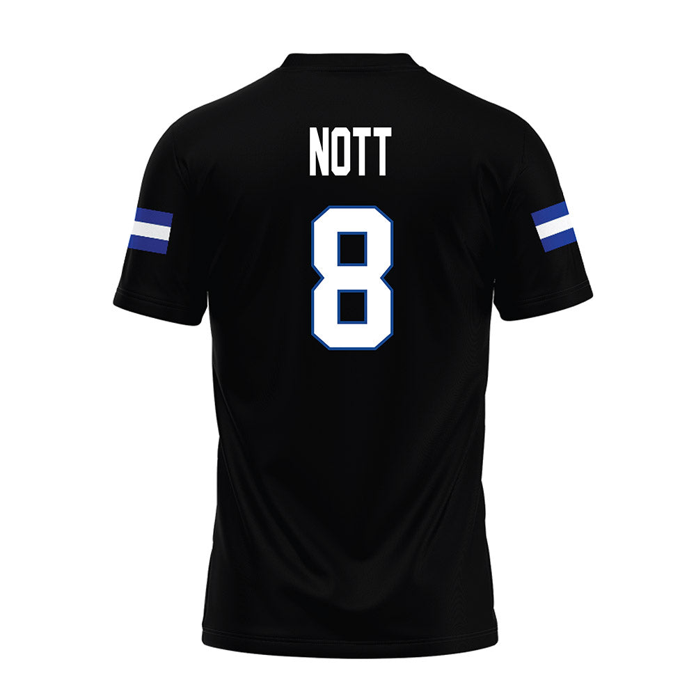 Grand Valley - NCAA Football : Kyle Nott - Black Premium Football Jersey-1