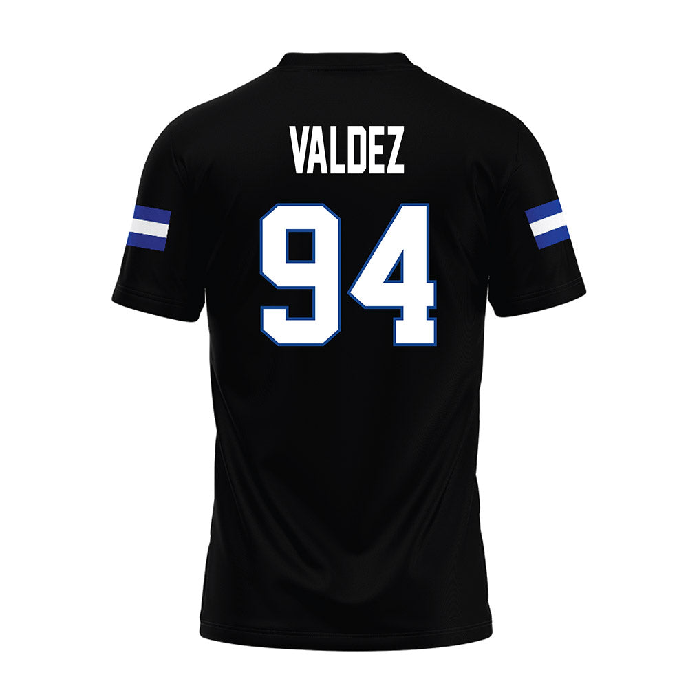 Grand Valley - NCAA Football : Elias Valdez - Black Premium Football Jersey-1