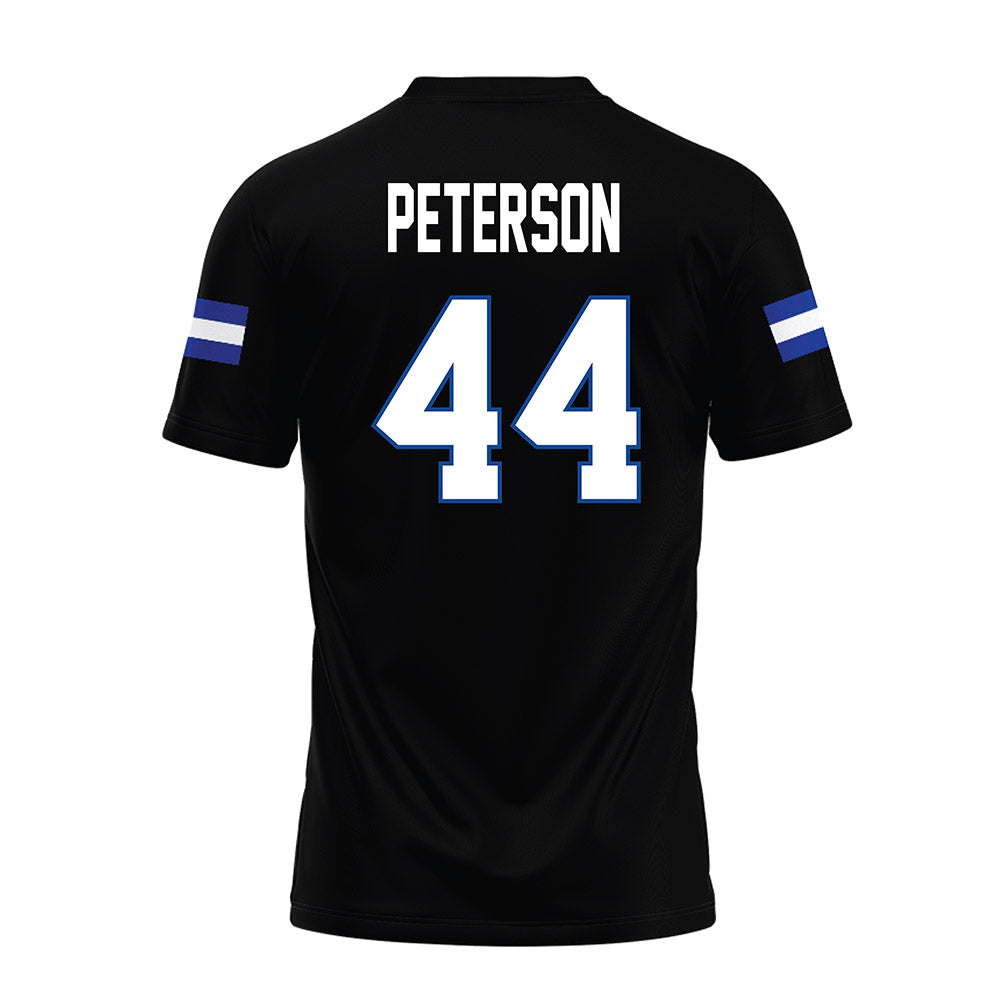 Grand Valley - NCAA Football : Drew Peterson - Black Premium Football Jersey-1
