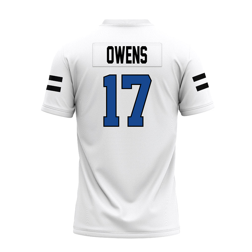 Grand Valley - NCAA Football : Kenyon Owens - White Premium Football Jersey-1