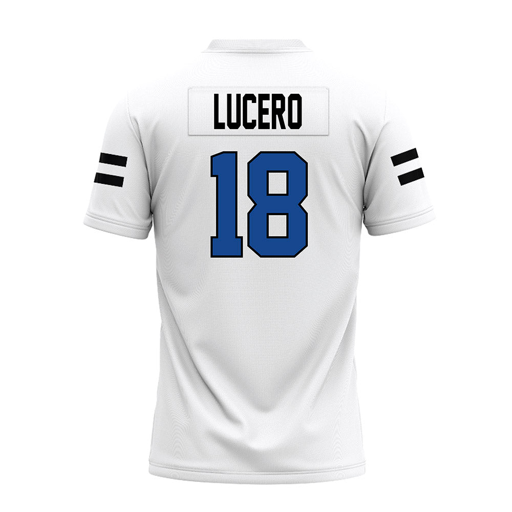 Grand Valley - NCAA Football : Aidan Lucero - White Premium Football Jersey-1
