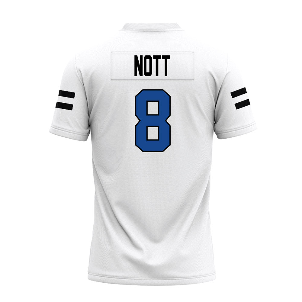 Grand Valley - NCAA Football : Kyle Nott - White Premium Football Jersey-1