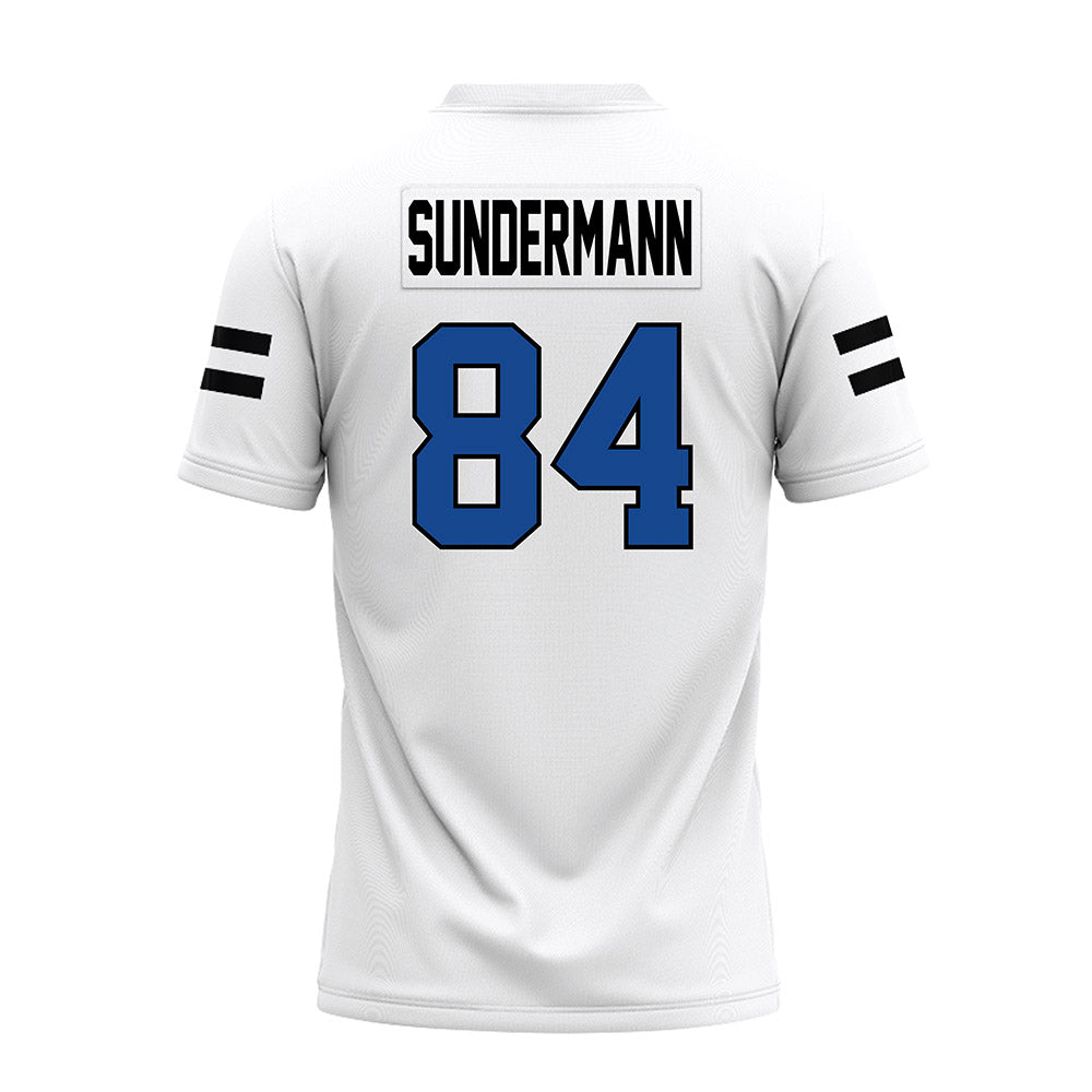 Grand Valley - NCAA Football : Evan Sundermann - White Premium Football Jersey-1