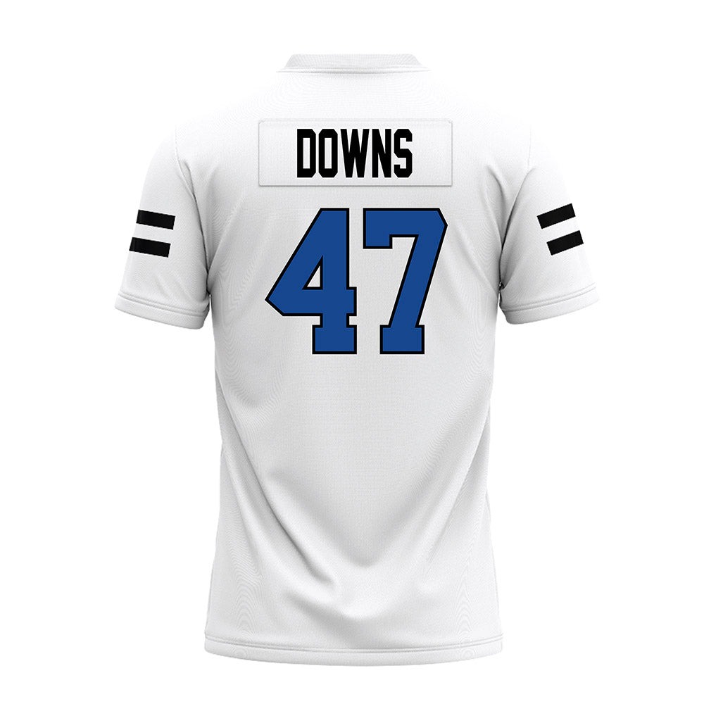 Grand Valley - NCAA Football : Jimmy Downs - White Premium Football Jersey-1