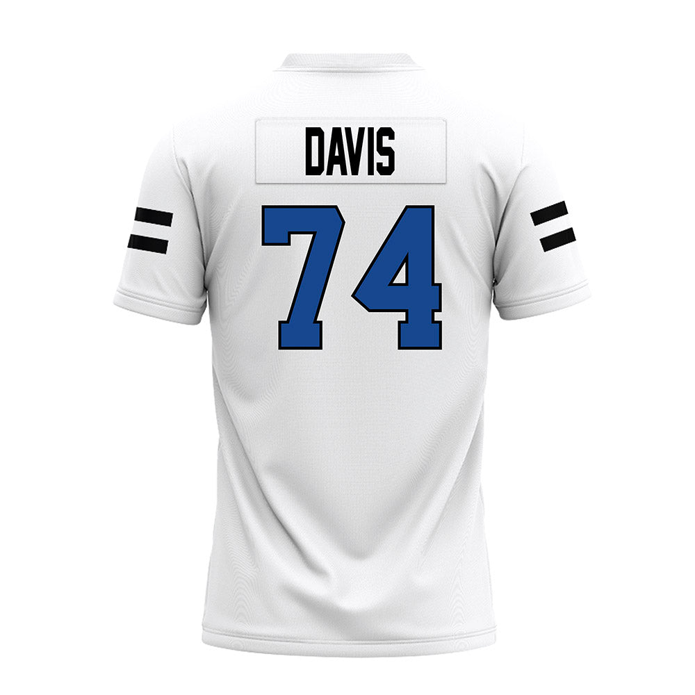Grand Valley - NCAA Football : Jordan Davis - White Premium Football Jersey-1