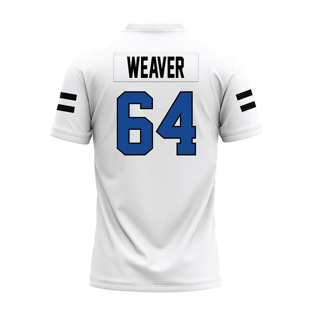 Grand Valley - NCAA Football : Brett Weaver - White Premium Football Jersey-1
