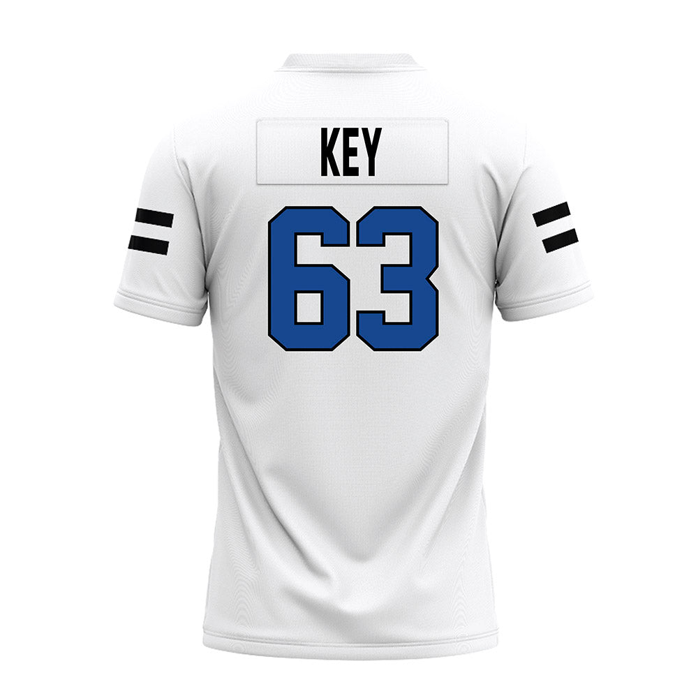 Grand Valley - NCAA Football : Breon Key - White Premium Football Jersey-1
