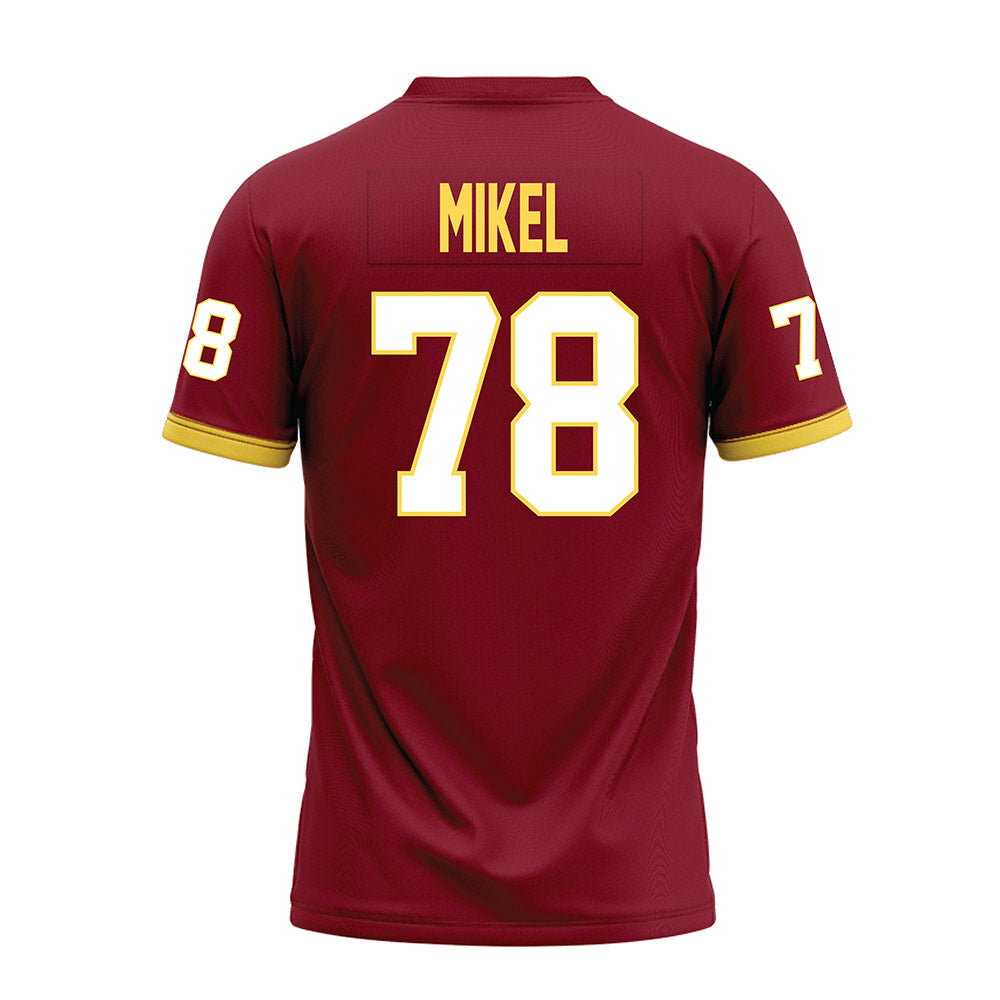 NSU - NCAA Football : Ty Mikel - Maroon Premium Football Jersey-1