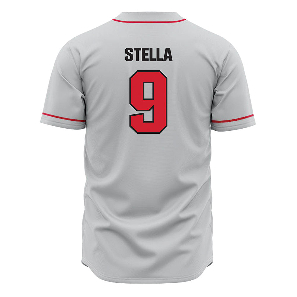Tampa - NCAA Baseball : Joe Stella - Grey Jersey-1