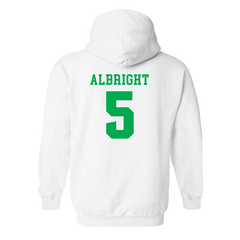 Marshall - NCAA Baseball : Blaine Albright - Classic Shersey Hooded Sweatshirt-1
