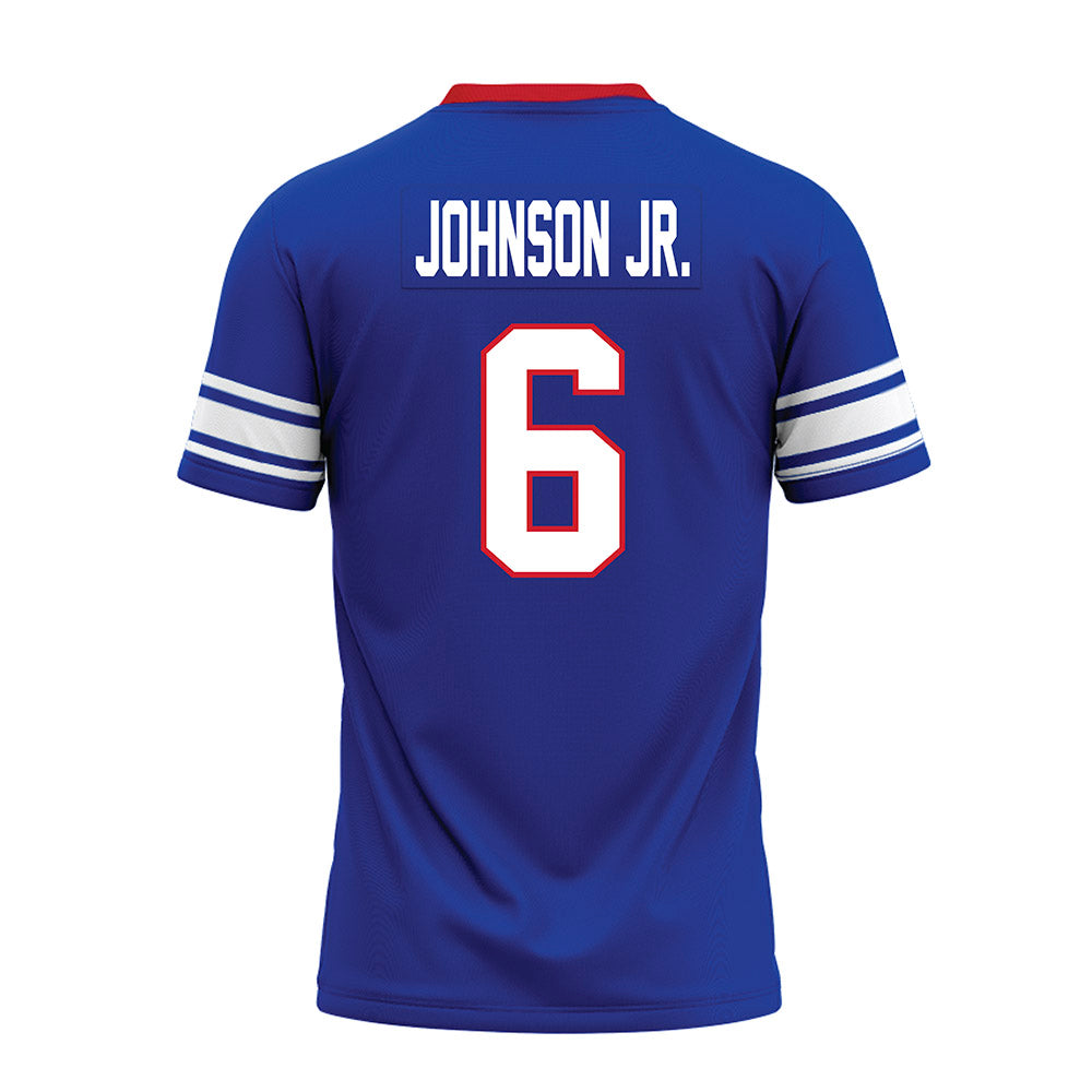 SMU - NCAA Football : Chris Johnson Jr. - Premium Football Jersey-1