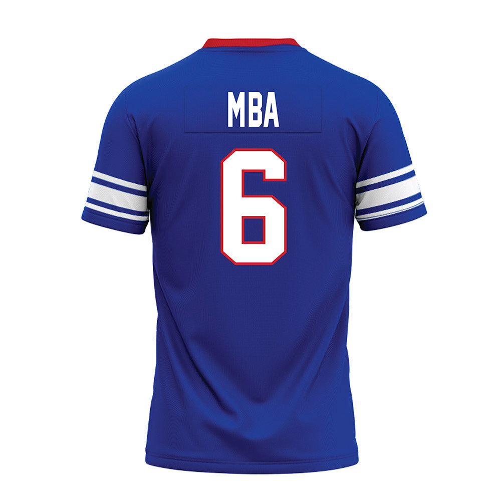 SMU - NCAA Football : Jeffrey M'ba - Premium Football Jersey-1