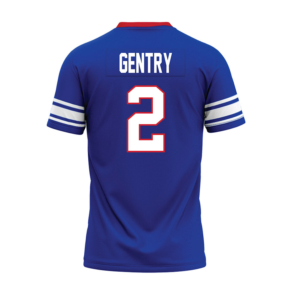 SMU - NCAA Football : Zadian Gentry - Premium Football Jersey-1