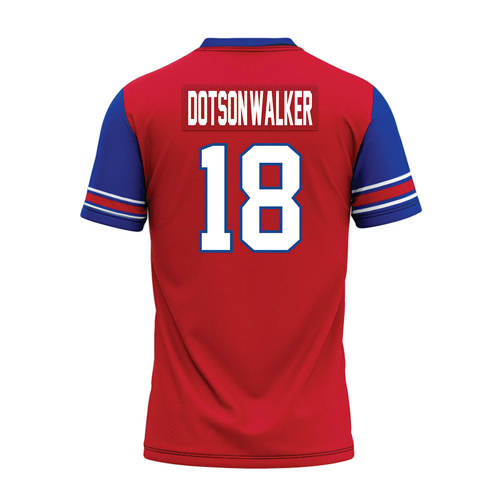 SMU - NCAA Football : Ka'Davion Dotson-Walker - Red Premium Football Jersey-1