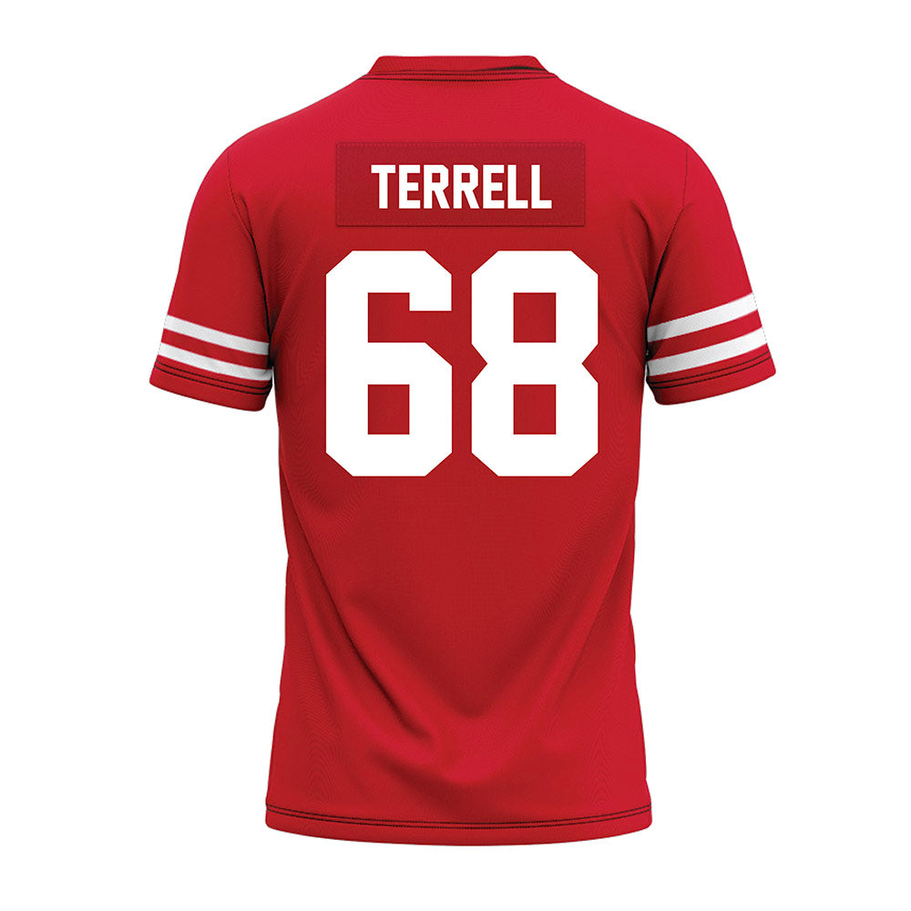 Houston - NCAA Football : Sean Terrell - Red Premium Football Jersey-1