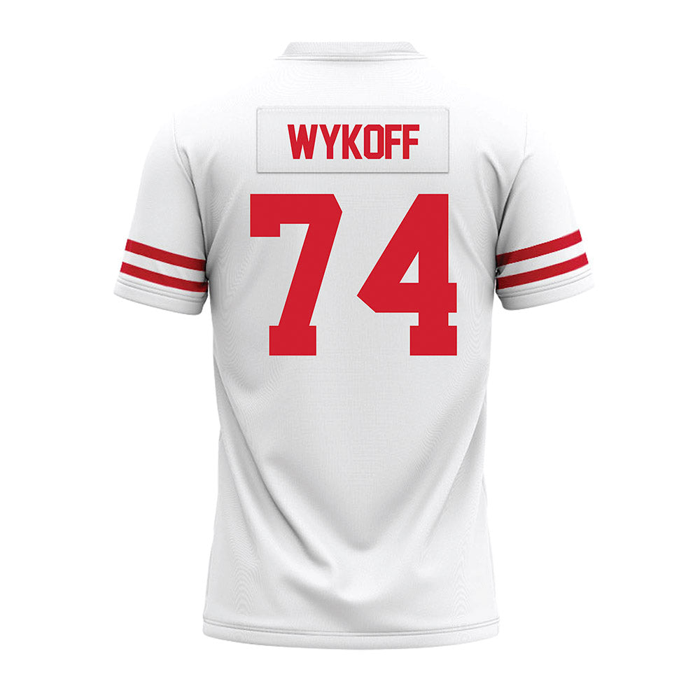 Houston - NCAA Football : Matthew Wykoff - White Premium Football Jersey-1