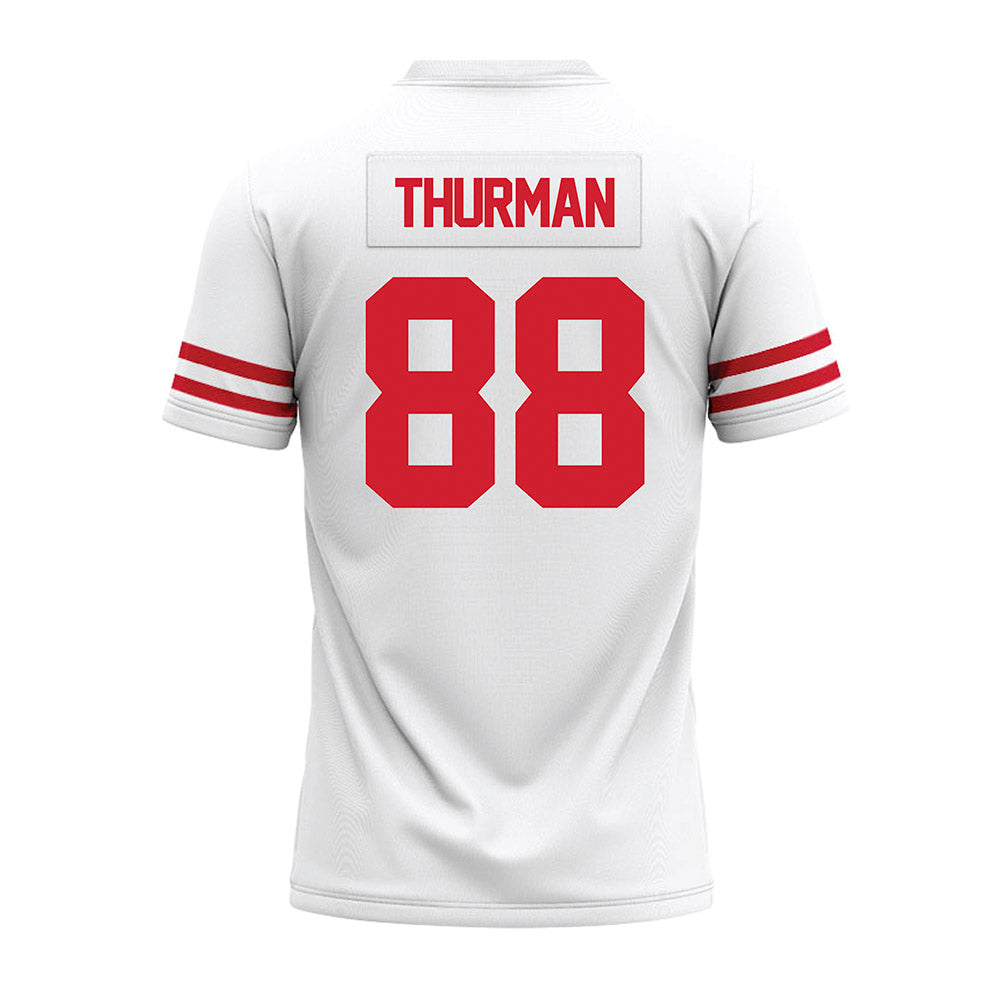 Houston - NCAA Football : Jacory Thurman - White Premium Football Jersey-1