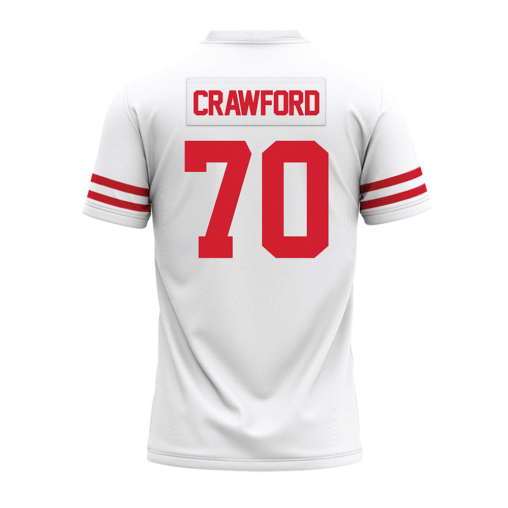 Houston - NCAA Football : Larry Crawford - White Premium Football Jersey-1