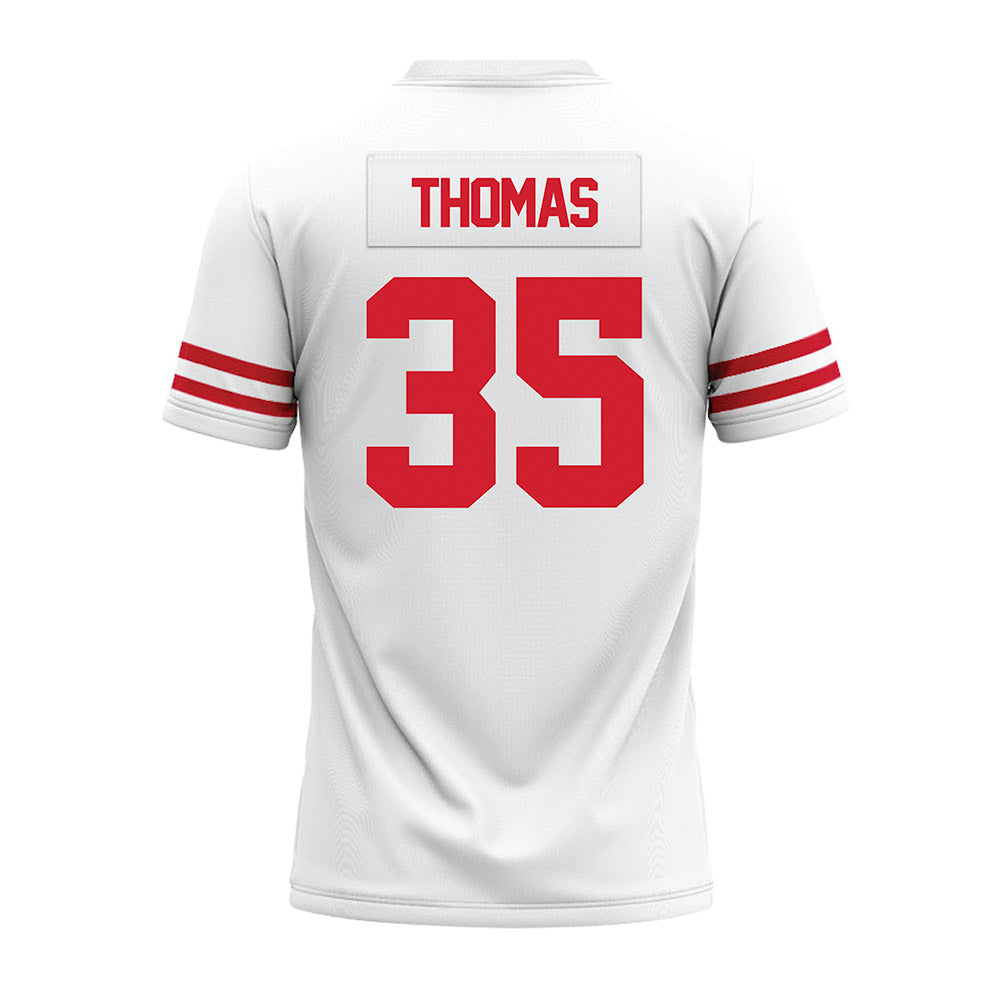 Houston - NCAA Football : Kaleb Thomas - White Premium Football Jersey-1