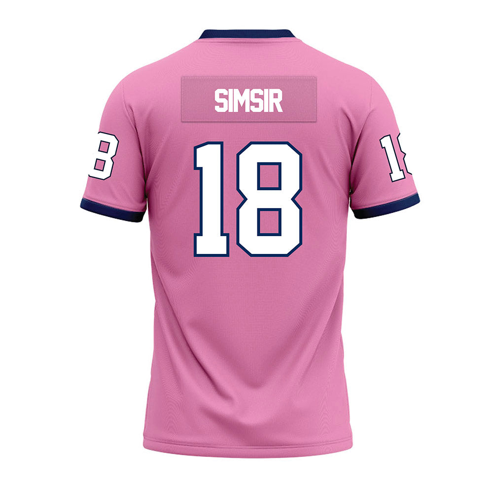 Murray State - NCAA Football : Huseyin Simsir - Pink Premium Football Jersey-1