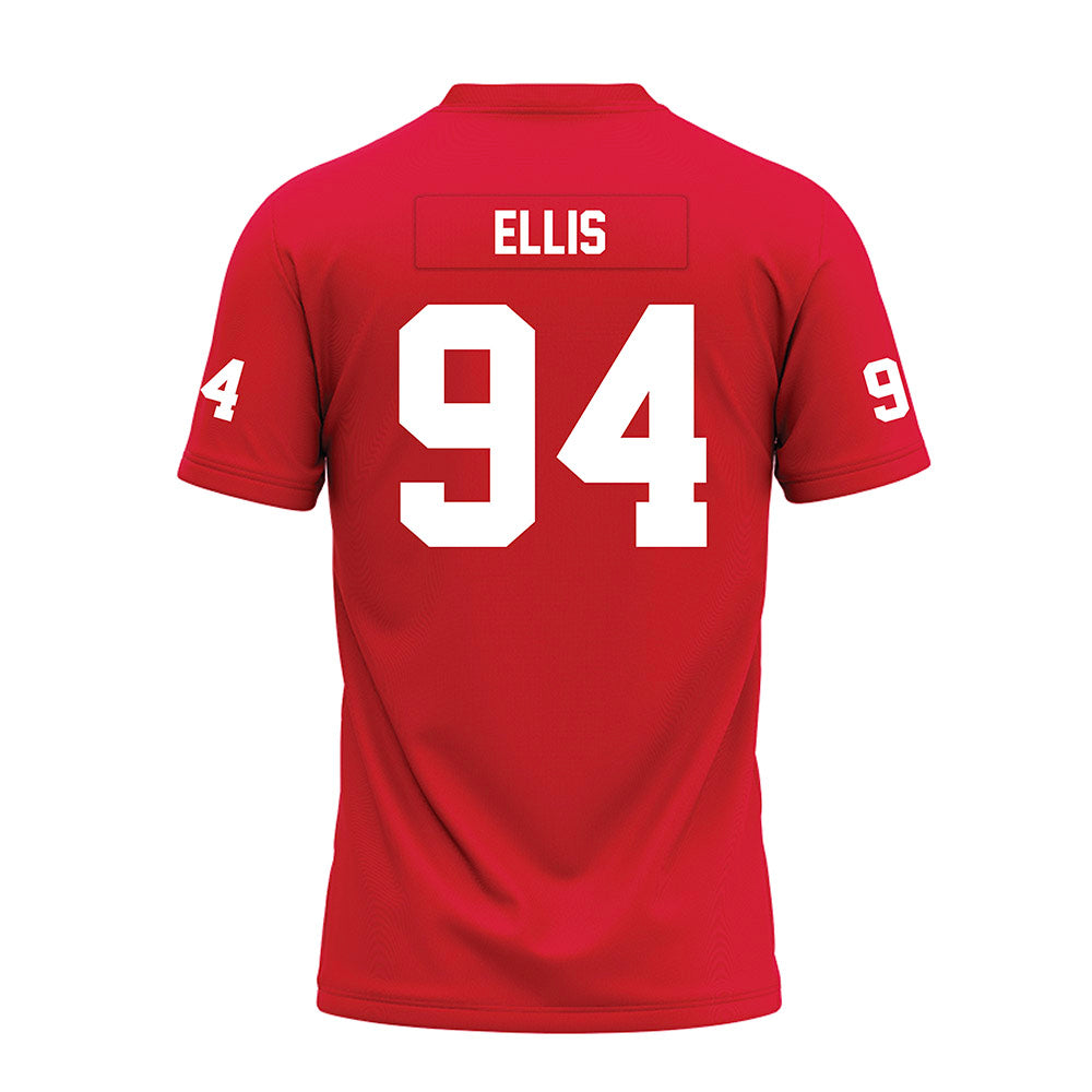 Nicholls State - NCAA Football : Griffin Ellis - Red Premium Football Jersey-1