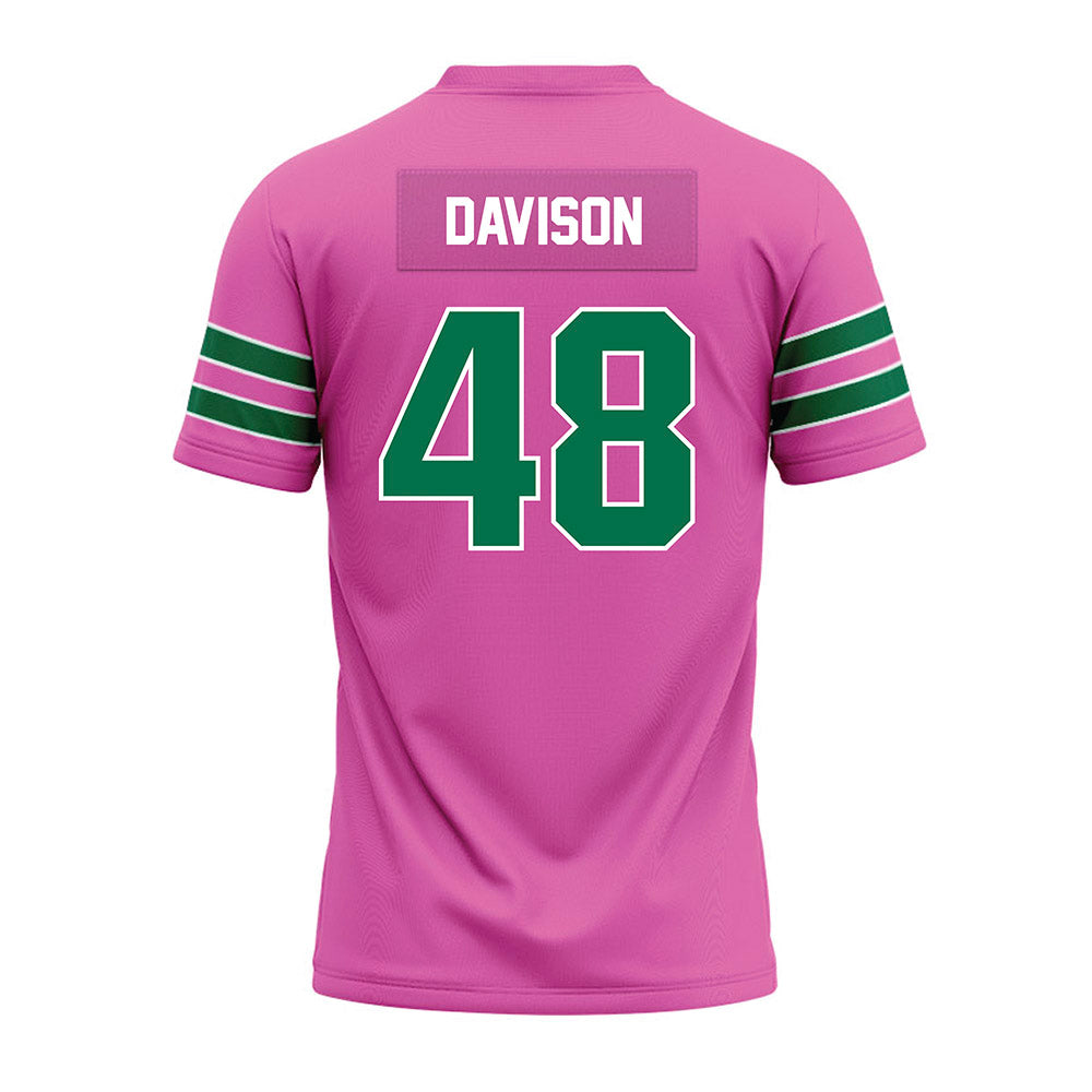 UAB - NCAA Football : Phillip Davison - Pink Premium Football Jersey-1