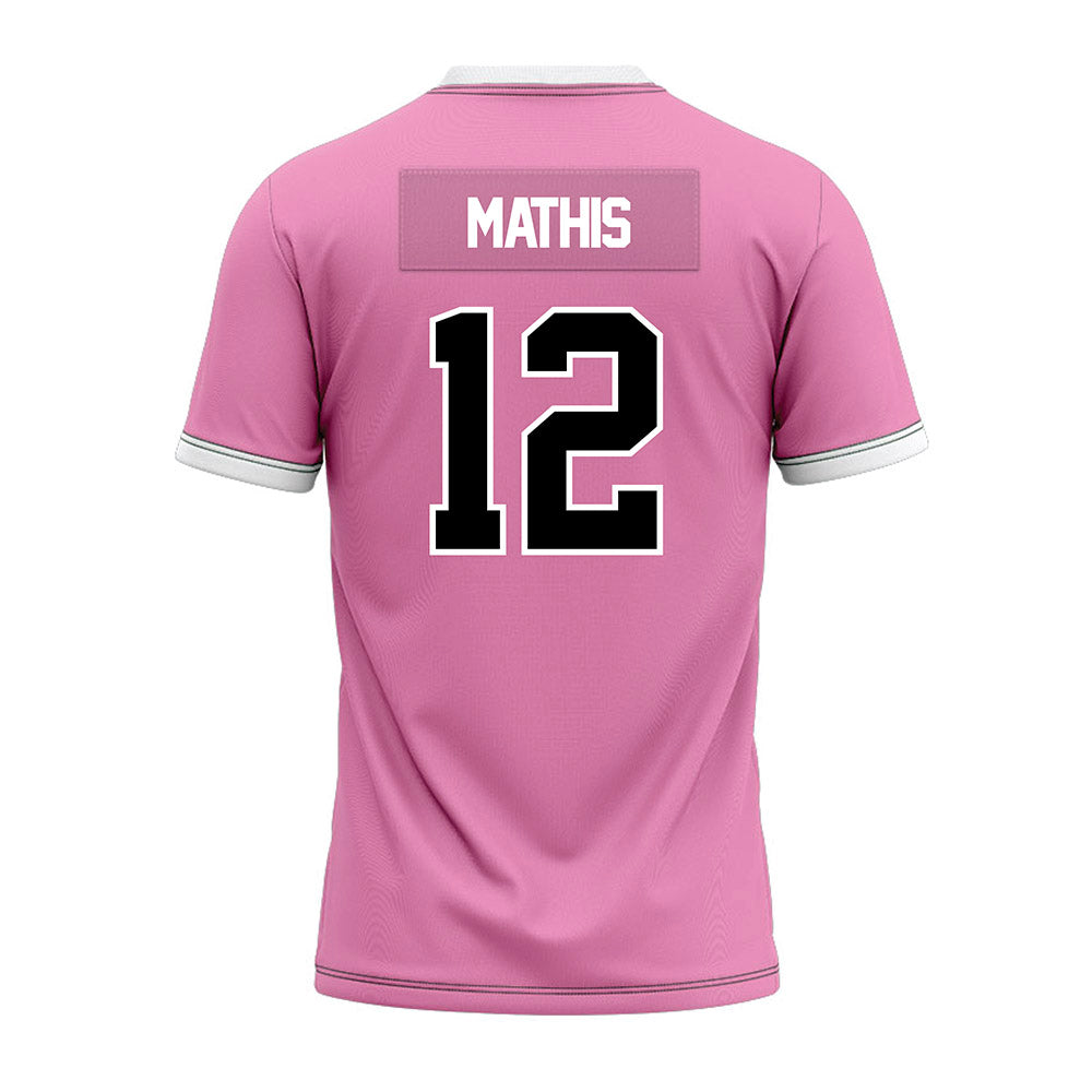 William & Mary - NCAA Football : Hollis Mathis - Pink Premium Football Jersey