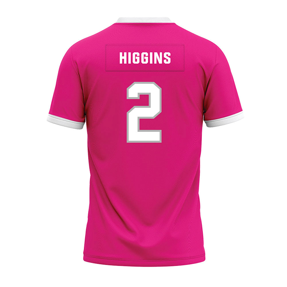 Troy - NCAA Football : Peyton Higgins - Pink Premium Football Jersey