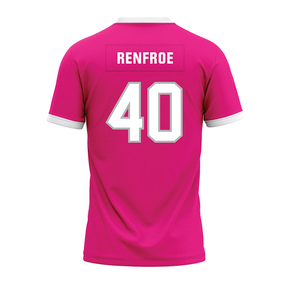 Troy - NCAA Football : Scott Renfroe - Pink Premium Football Jersey