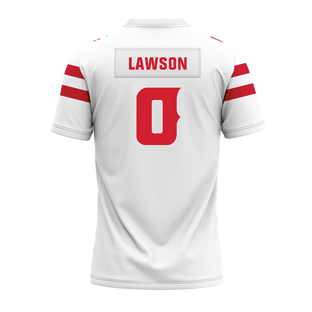 Louisiana - NCAA Football : Jordan Lawson - White Premium Football Jersey