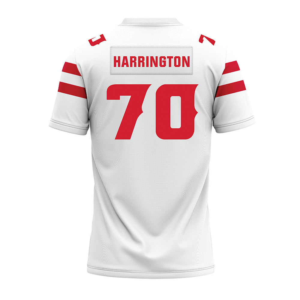 Louisiana - NCAA Football : Jax Harrington - White Premium Football Jersey