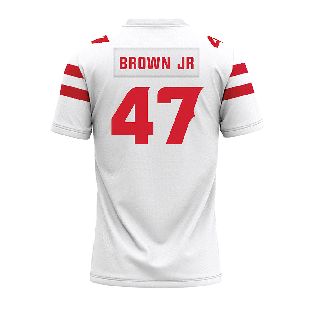 Louisiana - NCAA Football : Maurice Brown Jr - White Premium Football Jersey-1