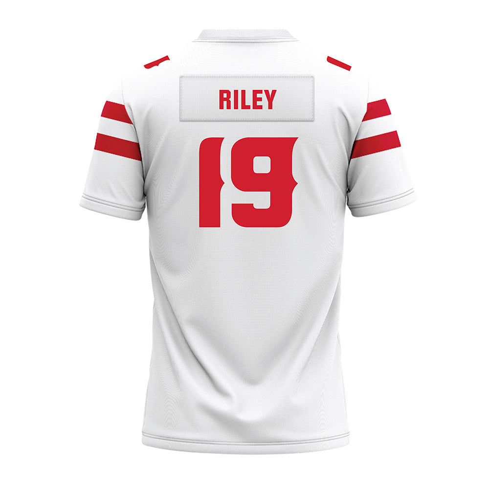 Louisiana - NCAA Football : Cameron Riley - White Premium Football Jersey-1