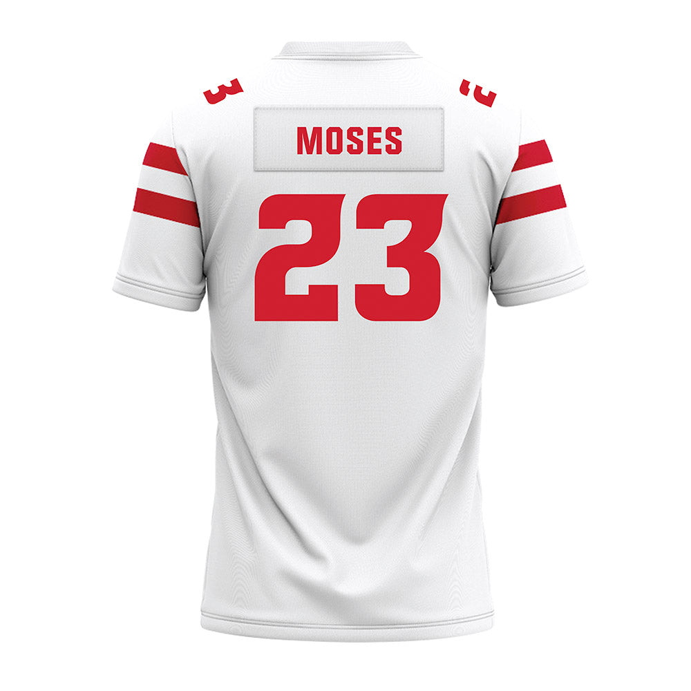 Louisiana - NCAA Football : Jeremiah Moses - White Premium Football Jersey