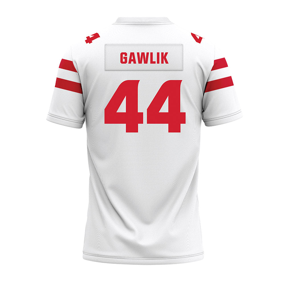 Louisiana - NCAA Football : Teddy Gawlik - White Premium Football Jersey