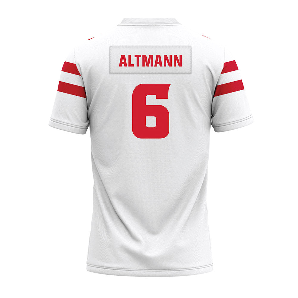 Louisiana - NCAA Football : Sam Altmann - White Premium Football Jersey-1