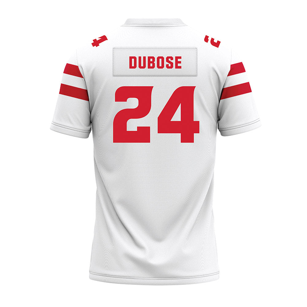 Louisiana - NCAA Football : Lorenzell Dubose - White Premium Football Jersey
