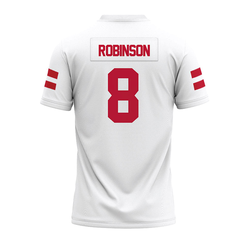 UMass - NCAA Football : Aquan Robinson - White Premium Football Jersey-1