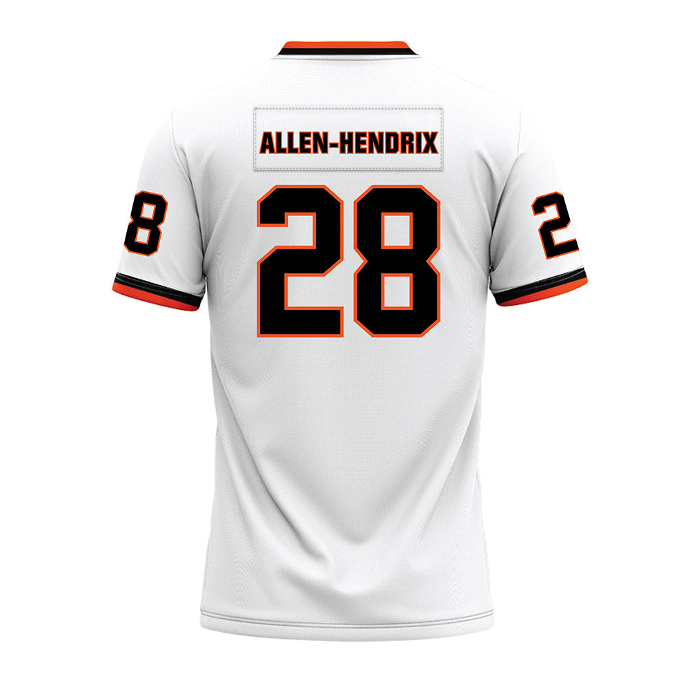 Oklahoma State - NCAA Football : Jaden Allen-Hendrix - White Premium Football Jersey