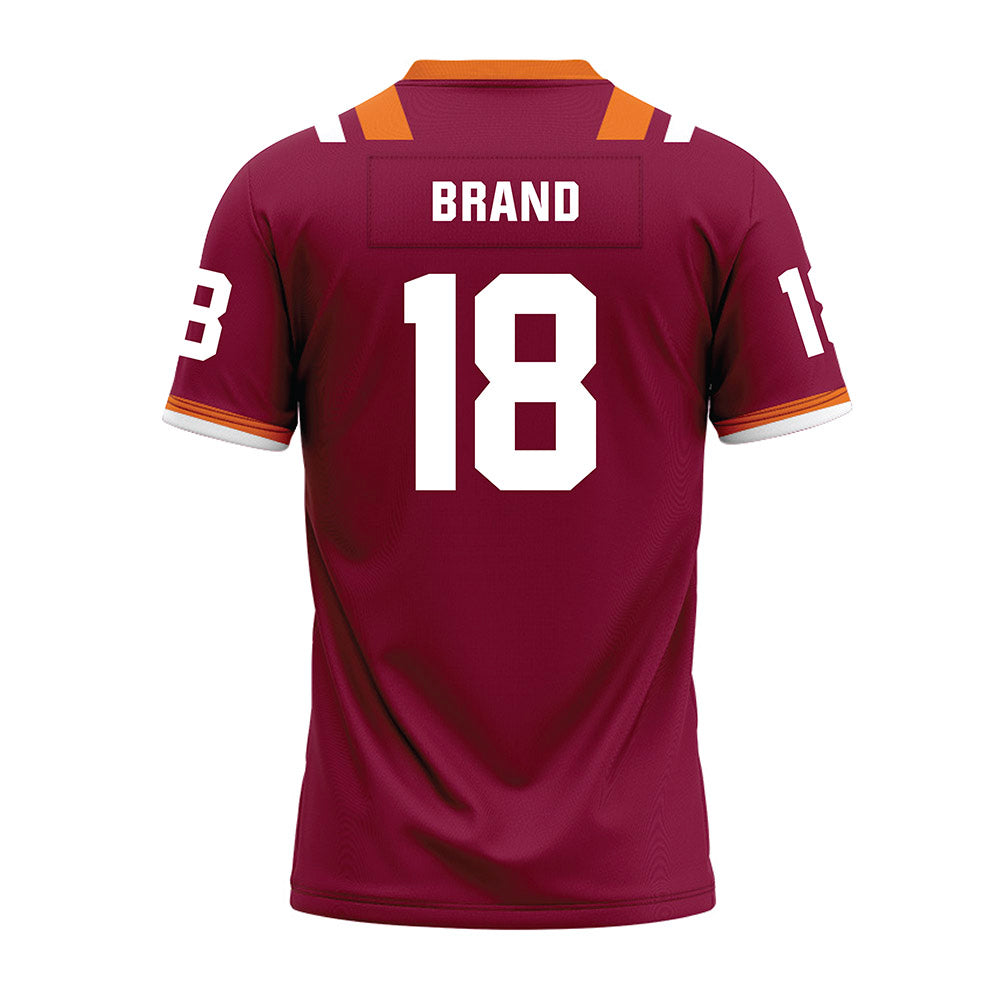Virginia Tech - NCAA Football : AJ Brand - Premium Football Jersey-1