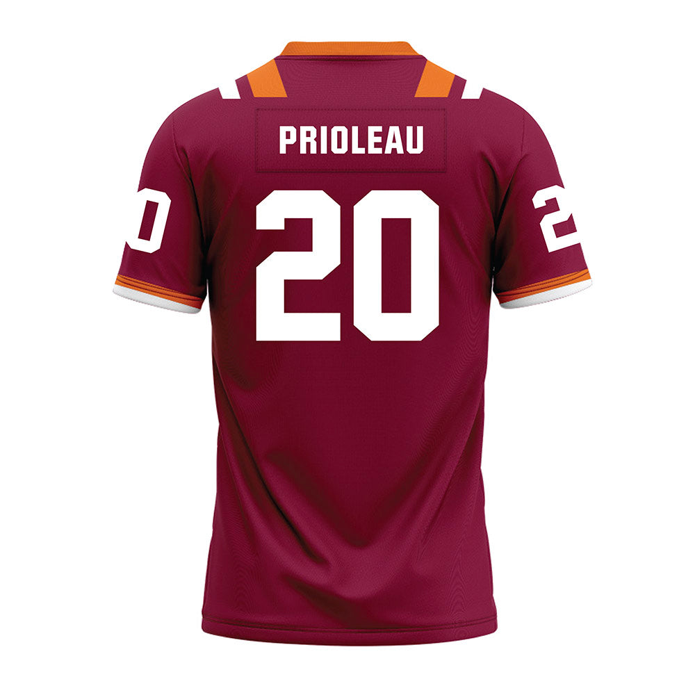 Virginia Tech - NCAA Football : PJ Prioleau - Premium Football Jersey