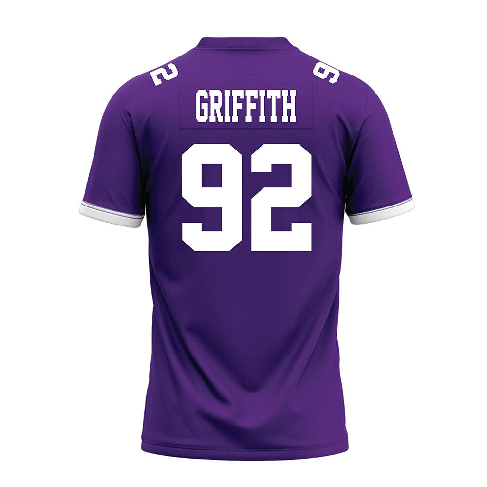 Kansas State - NCAA Football : Truman Griffith - Purple Premium Football Jersey-1
