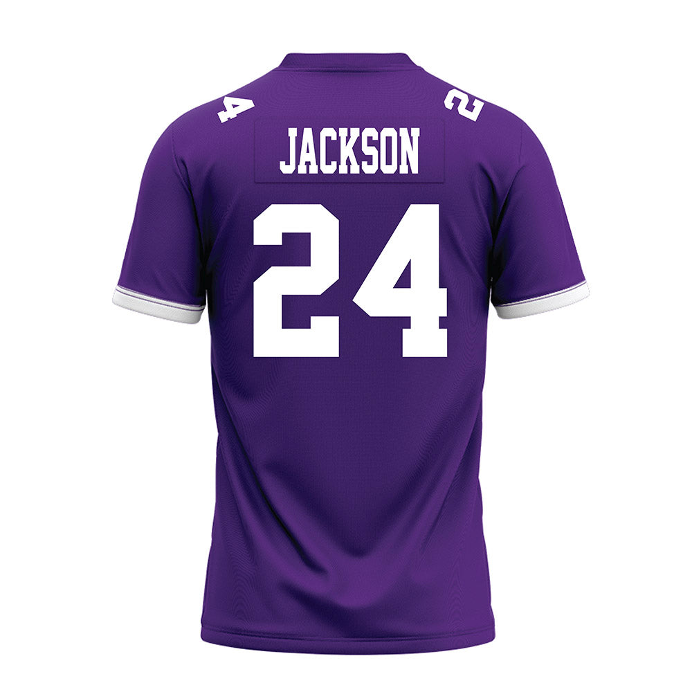 Kansas State - NCAA Football : Martel Jackson - Purple Premium Football Jersey-1