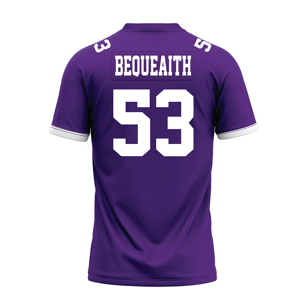 Kansas State - NCAA Football : Drake Bequeaith - Purple Premium Football Jersey