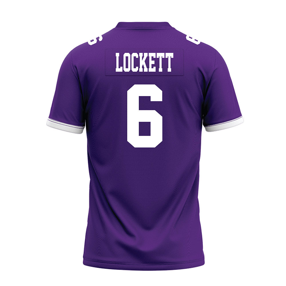 Kansas State - NCAA Football : Sterling Lockett - Purple Premium Football Jersey