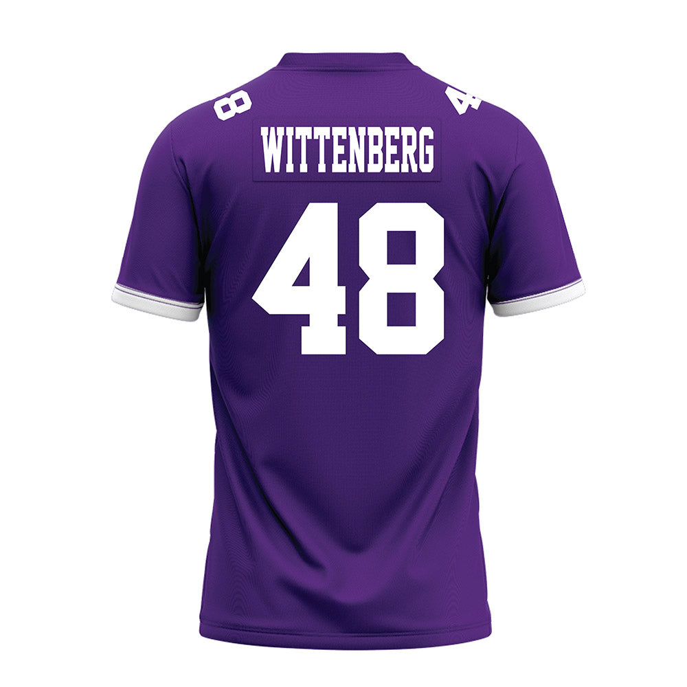 Kansas State - NCAA Football : Zach Wittenberg - Purple Premium Football Jersey