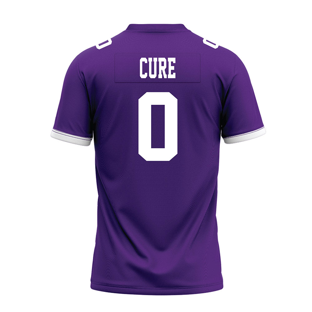 Kansas State - NCAA Football : Linkon Cure - Purple Premium Football Jersey-1