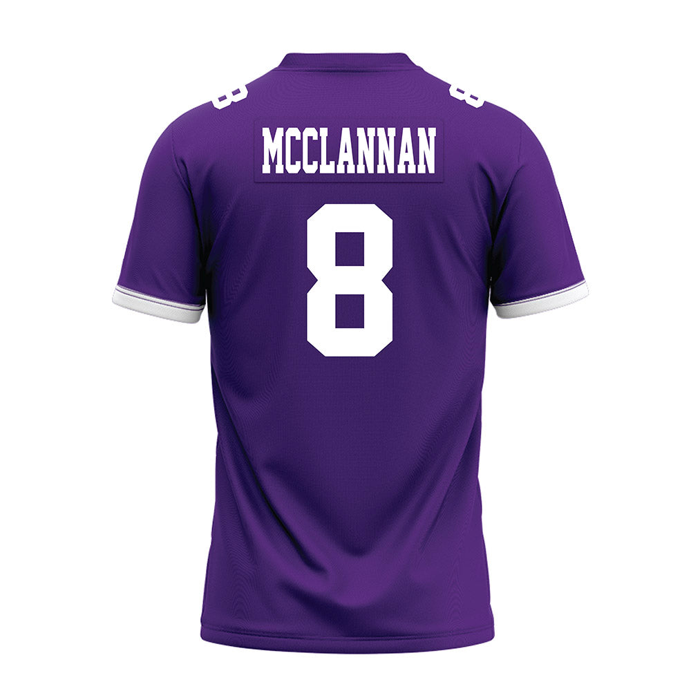 Kansas State - NCAA Football : Simon McClannan - Purple Premium Football Jersey-1