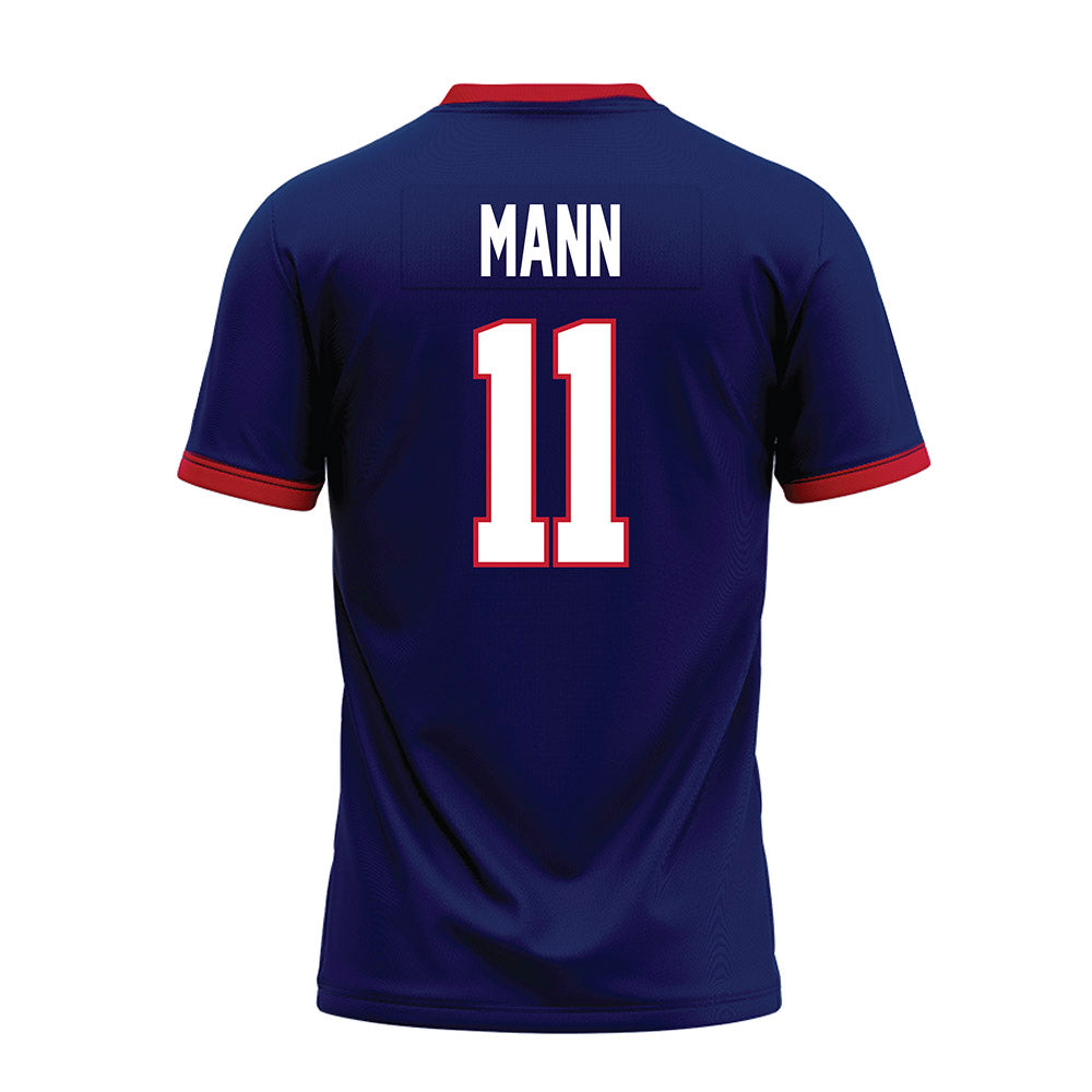 Arizona - NCAA Football : Jabari Mann - Blue Premium Football Jersey-1